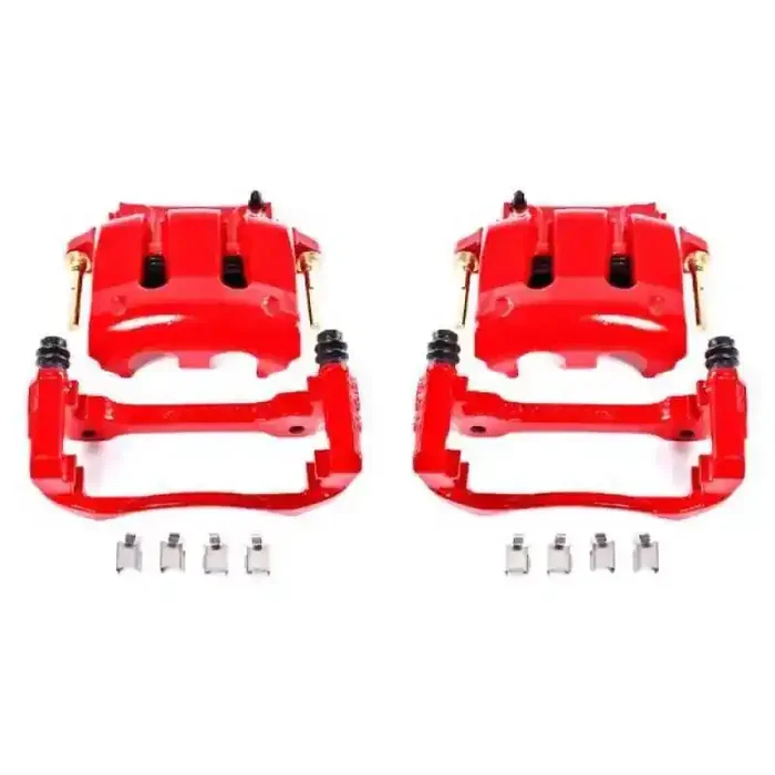 Power Stop 05-14 Ford Mustang Front Red Calipers w/Brackets – Pair
