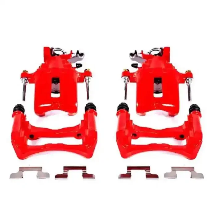 Power Stop 05-14 Ford Mustang Rear Red Calipers w/Brackets – Pair