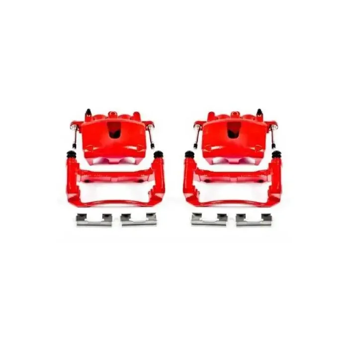 Power Stop 06-10 Jeep Commander Front Red Calipers w/Brackets – Pair