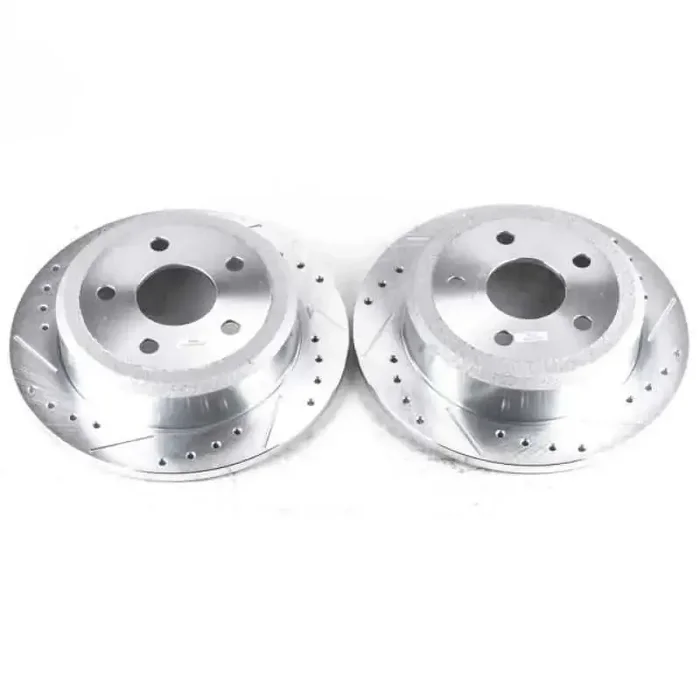 Power Stop 07-17 Jeep Wrangler Rear Evolution Drilled & Slotted Rotors – Pair