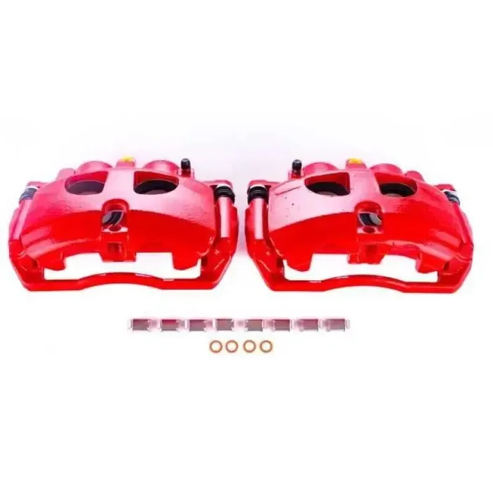 Power Stop 09-10 Dodge Ram 3500 Rear Red Calipers w/Brackets – Pair