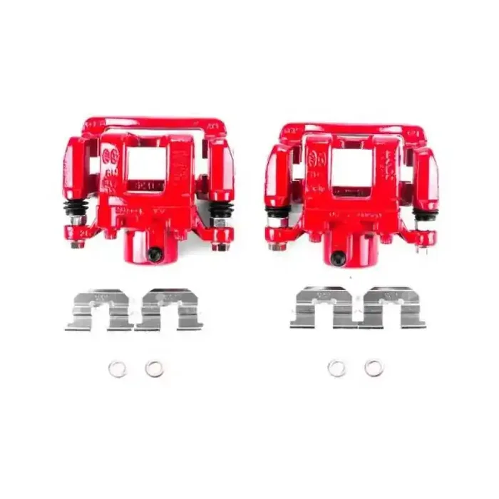 Power Stop 11-15 Hyundai Sonata Rear Red Calipers w/Brackets – Pair