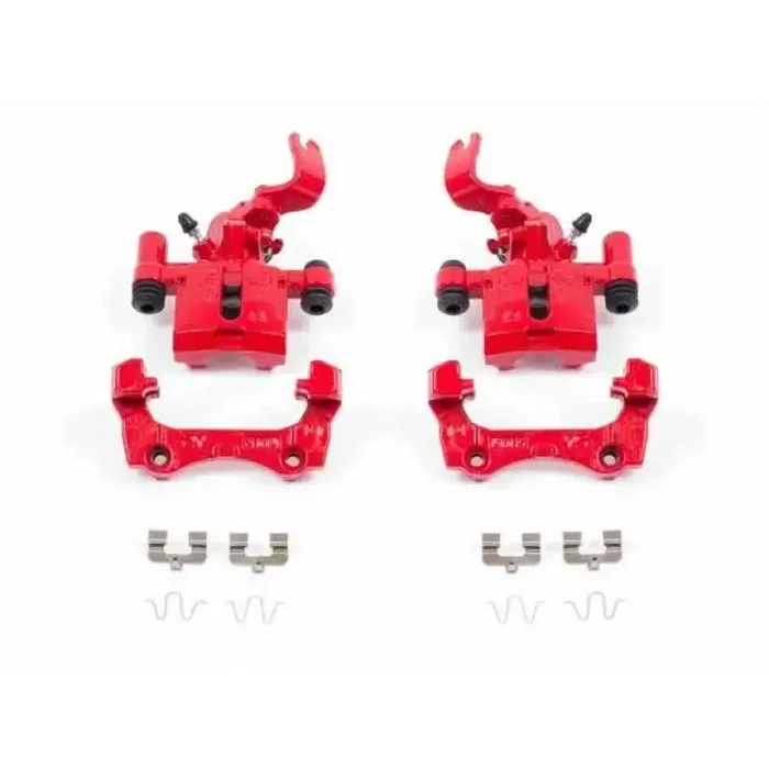 Power Stop 94-97 Mazda Miata Rear Red Calipers w/Brackets – Pair