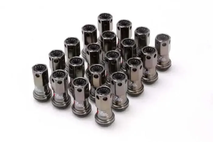 Project Kics 12X1.25 R40 Iconix Classical Lug Nuts w/ Black Plastic Cap – 20 – No Locks