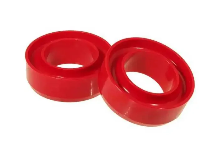 Prothane 02-04 Dodge Ram 2wd Front Coil Spring 2in Lift Spacer – Red