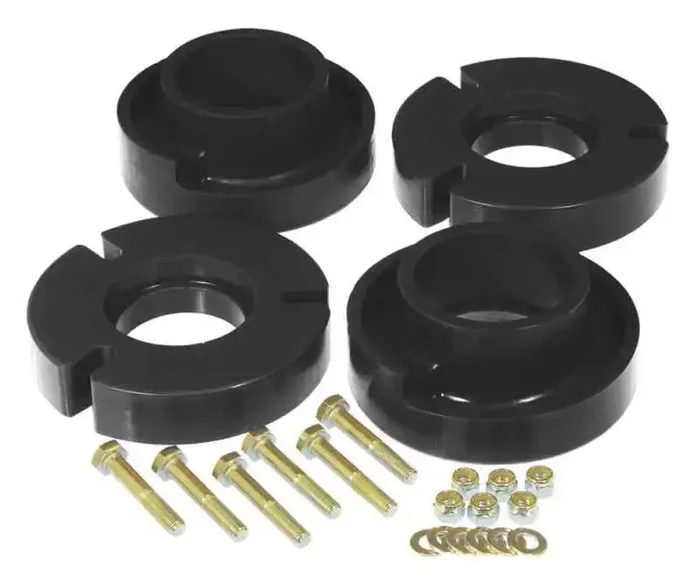 Prothane 04+ Ford F150 Front Coil Spring 2.5in Lift Spacer – Black