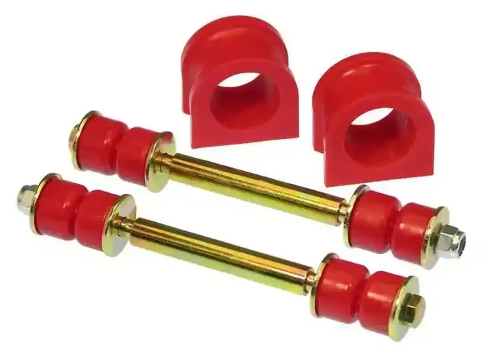 Prothane 07-14 Chevy Silverado Front Sway Bar Bushings – 36mm – Red