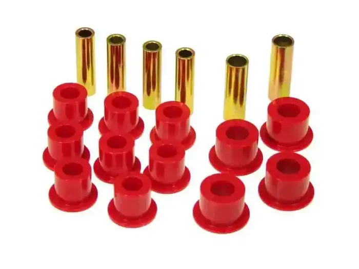 Prothane 86.5-97 Nissan Hardbody 4wd Spring & Shackle Bushings – Red