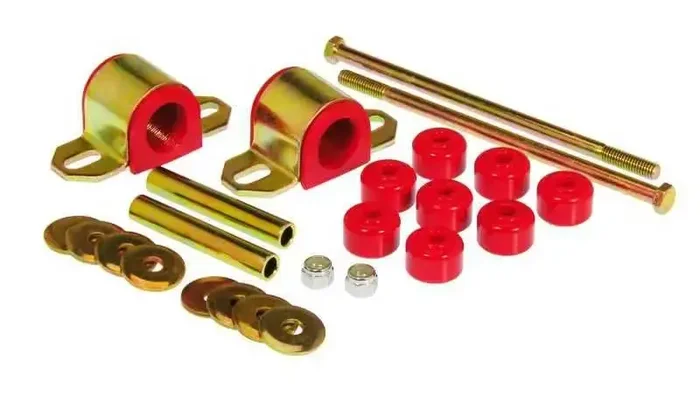 Prothane 87-96 Dodge Dakota 2wd Front 28mm Sway Bar & End Link Bushings – Red