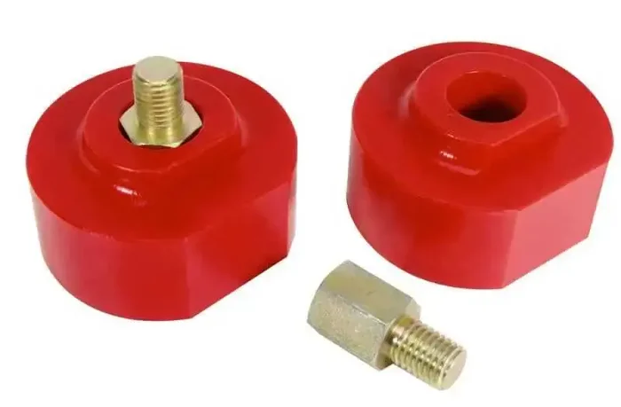 Prothane 99-09 Ford F250/350 2wd Front Coil Spring 2in Lift Spacer – Red