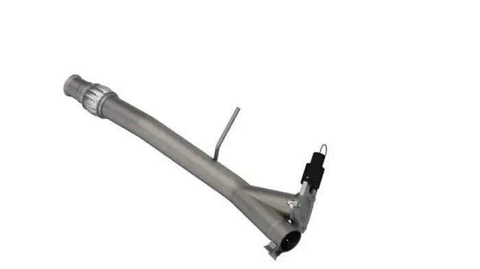QTP 14-18 Chevrolet Silverado 1500 4.8L/5.3L EC/CC Standard Bed 3in 304SS Aggressor Cutout Mid Pipe