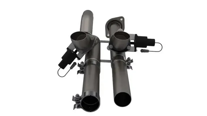 QTP 17-18 Ford Raptor EC/CC 2.5in 304SS Aggressor Cutout Dual Mid Pipes