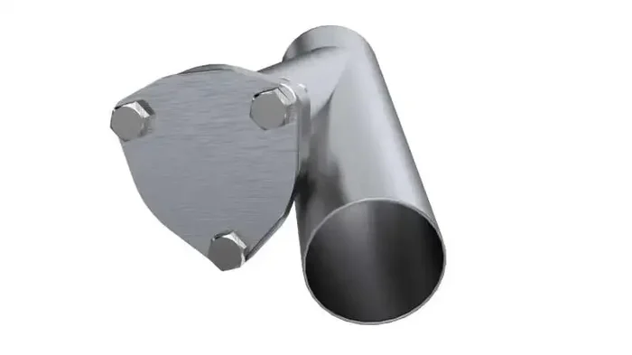 QTP 2.5in Bolt-On QTEC 3 Bolt Cover Plate