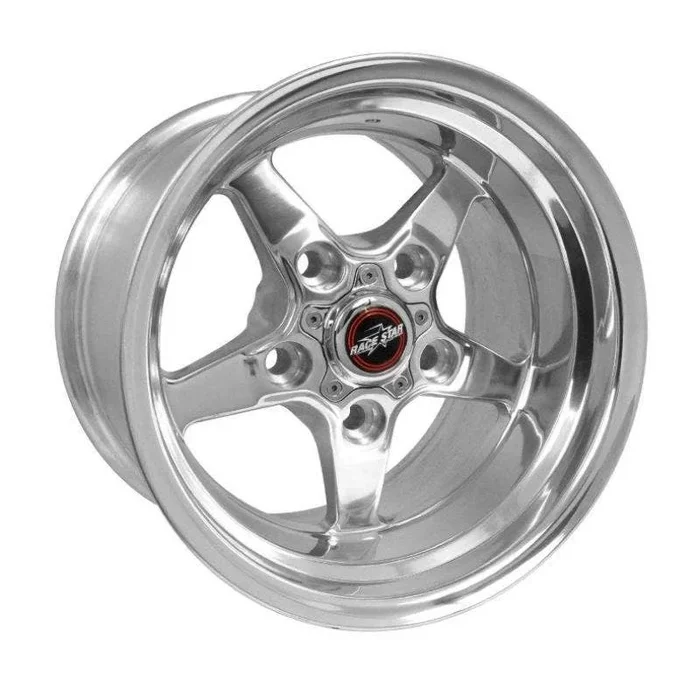 Race Star 92 Drag Star 15×10.00 5x135bc 5.25bs Direct Drill Polished Wheel
