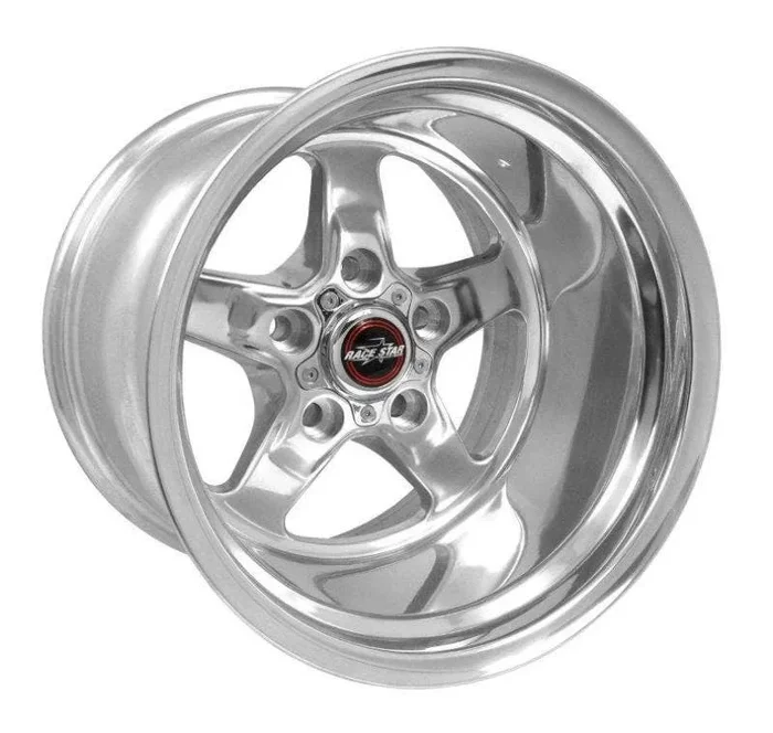 Race Star 92 Drag Star 15×12.00 5×4.75bc 4.00bs Direct Drill Polished Wheel