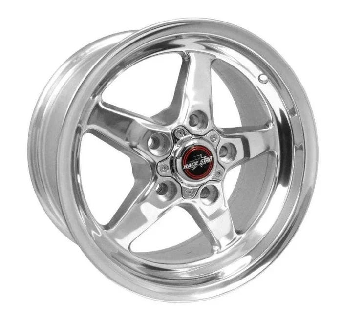 Race Star 92 Drag Star 15×8.00 5×4.50bc 5.25bs Direct Drill Polished Wheel
