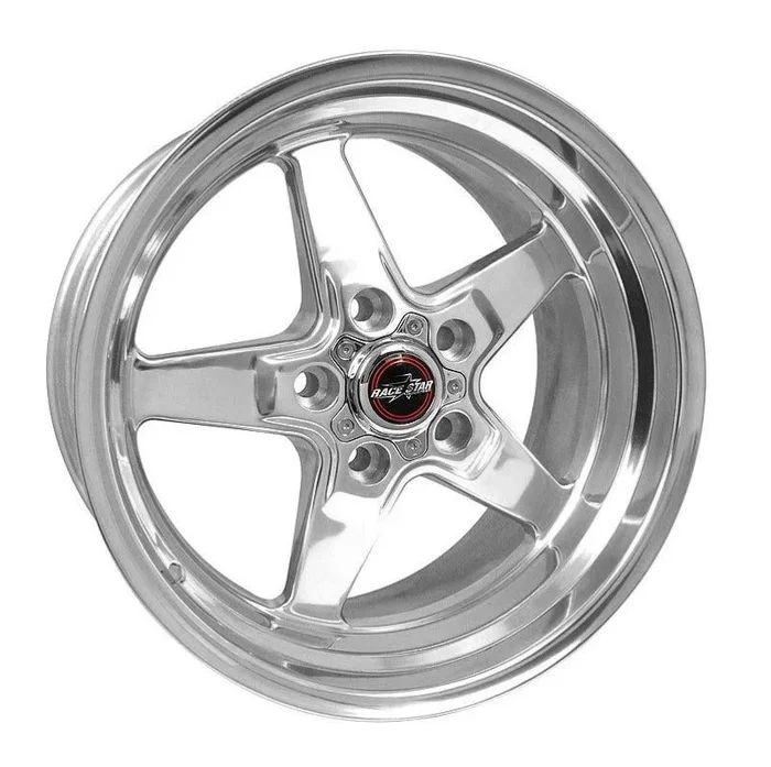 Race Star 92 Drag Star 17×9.5 5×4.75bc 7.53bs Direct Drill Polished Wheel