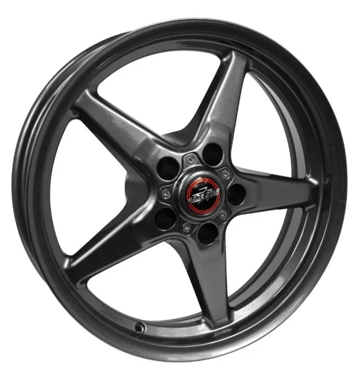 Race Star 92 Drag Star 18×5.00 5×4.50bc 2.00bs Direct Drill Metallic Grey Wheel
