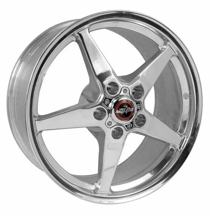 Race Star 92 Drag Star 18×5 5x4bc 3.25bs Direct Drill Dark Star Polished Wheel