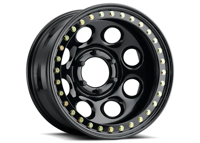 Raceline Off-Road Steel Rock 8 Beadlocks | Gloss Black