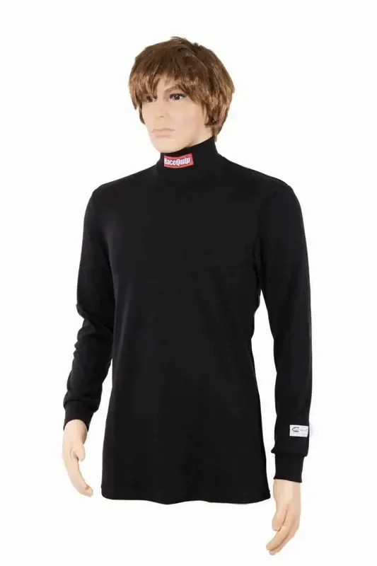 RaceQuip Black SFI 3.3 Fr Underwear Top – Small