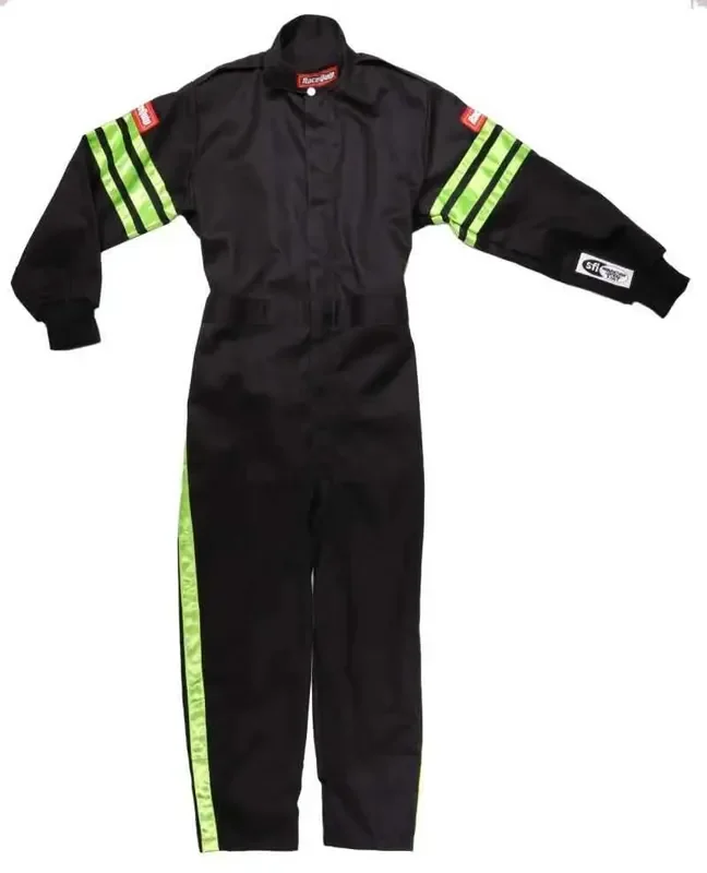 RaceQuip Green Trim SFI-1 JR. Suit – KXL