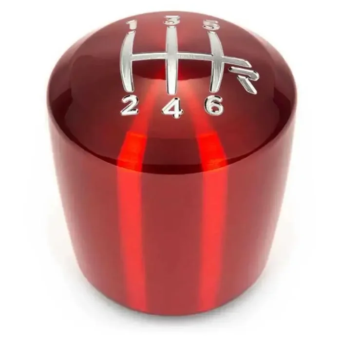 Raceseng Ashiko Shift Knob (Gate 3 Engraving) M10x1.25mm Adapter – Red Translucent