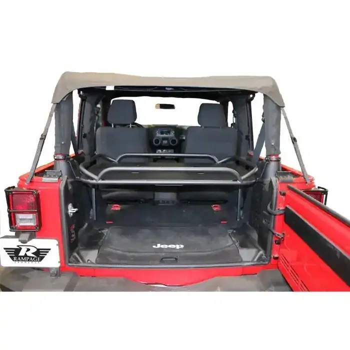 Rampage 2007-2018 Jeep Wrangler(JK) Rear Sport Rack – Black