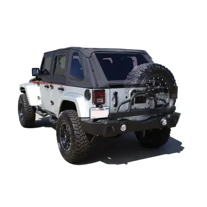 Rampage 2007-2018 Jeep Wrangler(JK) Recovery Bumper Rear – Black