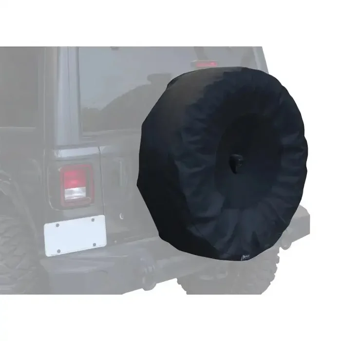 Rampage 2018-2019 Jeep Wrangler(JL) Sport 2-Door Tire Cover w/Cam Slot 33in -35in – Black