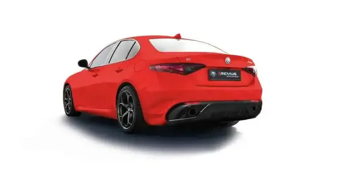 Remus Alfa Romeo Giulia Veloce Q4 AWD Type952 10/2016 2.0L Turbo Multiair 206 kw Axle Back