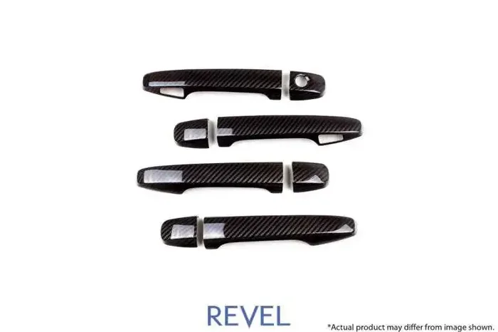 Revel GT Dry Carbon Door Handle Covers (FL/FR/RL/RR) 15-18 Subaru WRX/STI – 8 Pieces