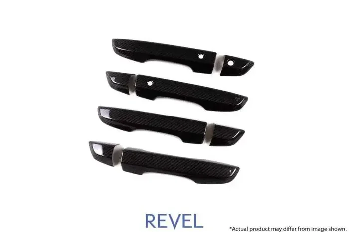 Revel GT Dry Carbon Door Outer Handle Cover (FL/FR/RL/RR) 16-18 Honda Civic – 8 Pieces