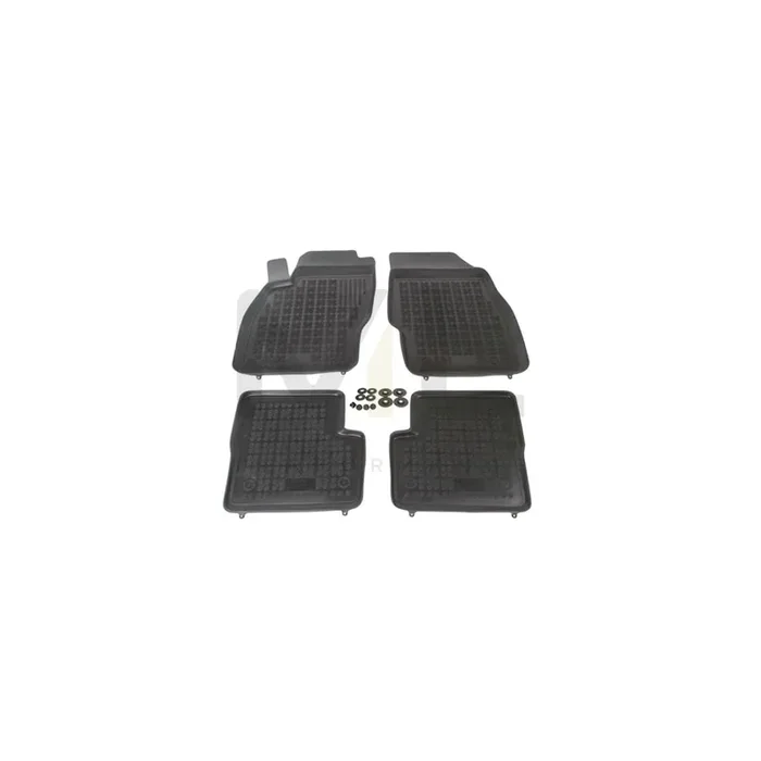 REZAW PLAST Tailored 200504 Floor mat set for OPEL CORSA Elastomer, Front and Rear, Quantity 4, Black