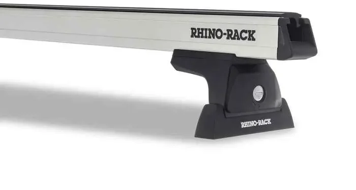 Rhino-Rack Heavy Duty 65in 2 Bar Roof Rack (No Tracks) – Silver