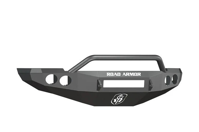 Road Armor Ram 25/35/45/5500 Stealth Non-Winch Front Bumper w/Prerunner Guard, Satin Black – 40804B-NW