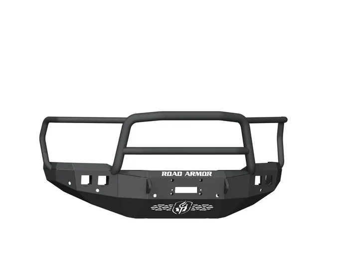 Road Armor Ram 25/3500 Stealth Winch Front Bumper w/Lonestar Guard, Textured Black – 4192F5B