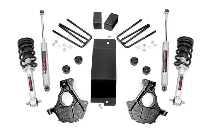 Rough Country 3.5 in. Lift Kit, N3 Strut, LCA, Cast Steel for Chevy/GMC 1500 07-13 – 11932