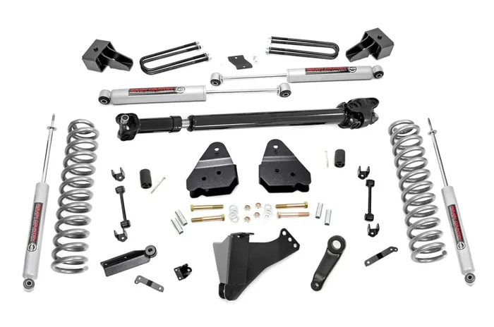 Rough Country 4.5 in. Lift Kit, DRW, Front Drive Shaft for Ford Super Duty 17-22 – 55931