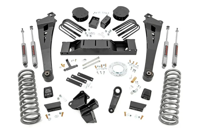 Rough Country 5 in. Lift Kit, DRW, OE Rear Air for Ram 3500 4WD 20-23 – 30930