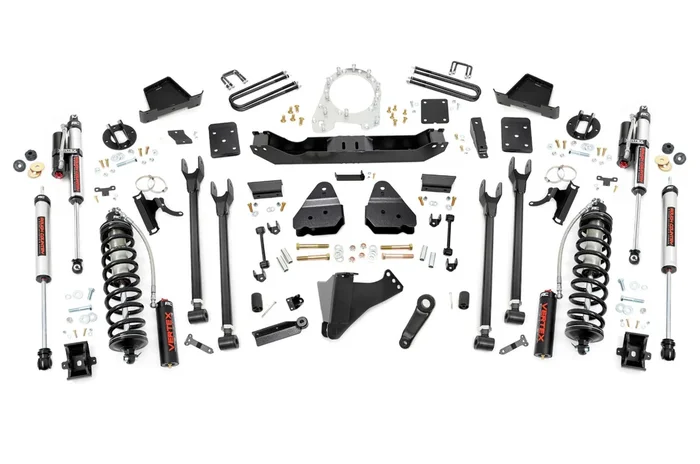 Rough Country 6 in. Lift Kit, 4-Link, No OVLD, C/O Vertex for Ford F-250/350 Super Duty 14-18 – 52657
