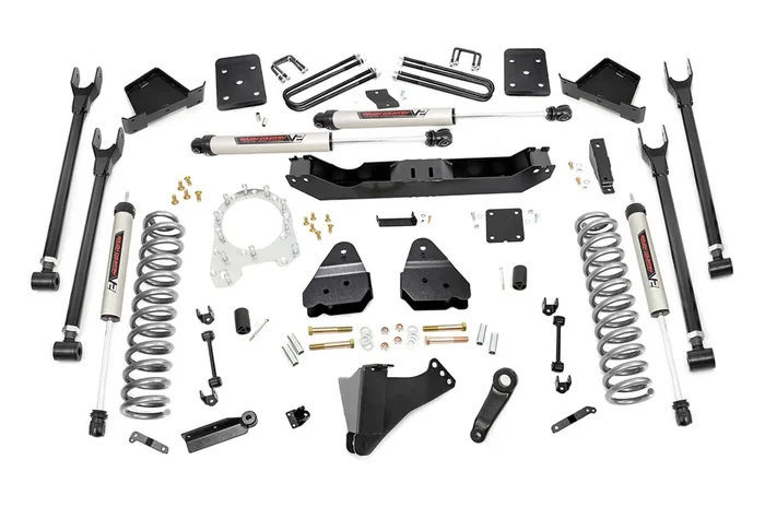 Rough Country 6 in. Lift Kit, 4 Link, V2 for Ford F-250/350 Super Duty 14-18 – 50870