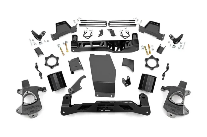 Rough Country 6 in. Lift Kit, Magneride, Aluminum/Stamp Steel for GMC Sierra 1500 14-18 – 18201