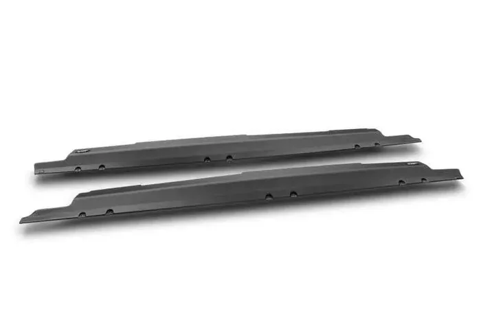 Rugged Ridge 07-18 Jeep Wrangler (JKU) Rocker Pnl/Sill Plate Cvr 4dr. Rocker Guard Pair – Tex. Blk