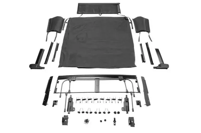 Rugged Ridge 20-22 Jeep Gladiator JT Voyager Fastback Soft Top – Black Diamond