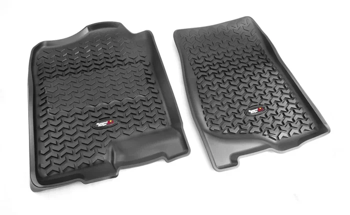 Rugged Ridge Chevrolet Silverado 2500 HD Classic All Terrain Floor Liner – 82901.01; Black