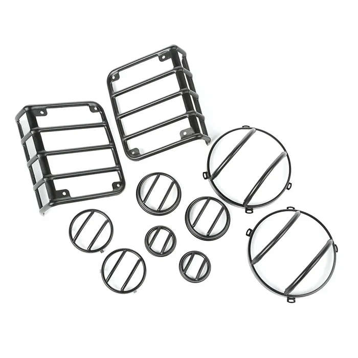 Rugged Ridge Jeep Wrangler JK Euro Guard Kit Offroad/Racing Lamp Guard – 12496.31