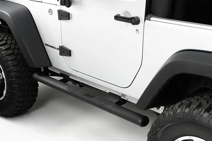 Rugged Ridge Jeep Wrangler JK Side Tube Step – 11591.07; Black