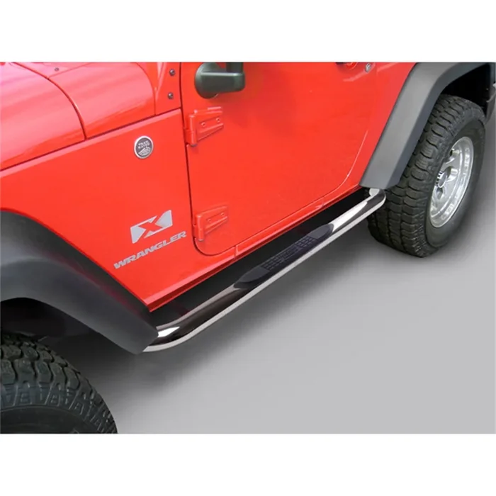 Rugged Ridge Jeep Wrangler JK Side Tube Step – 11593.05; Silver