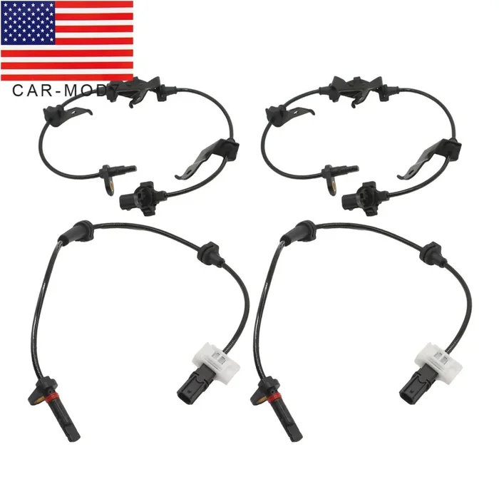 Set of 4 ABS Wheel Speed Sensors for Honda Accord 08-12 & Acura TSX 09-14